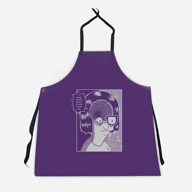Downward Spiral-Unisex-Kitchen-Apron-Jorgetiradoart