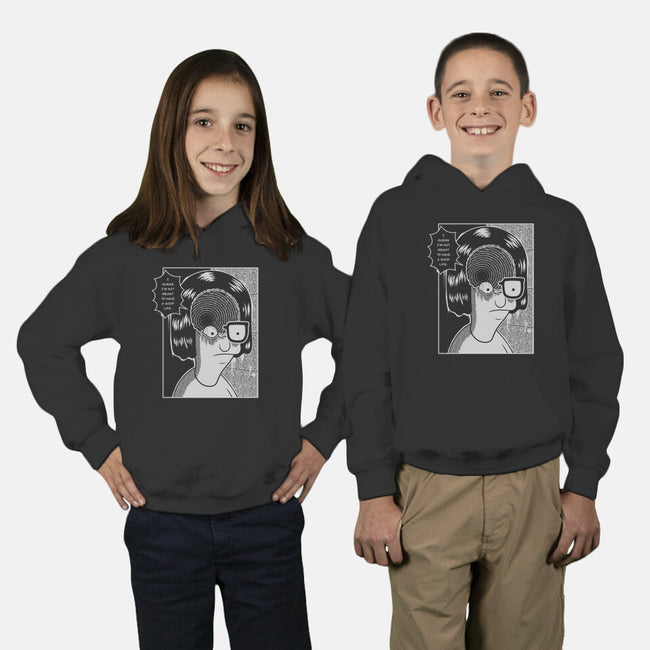 Downward Spiral-Youth-Pullover-Sweatshirt-Jorgetiradoart