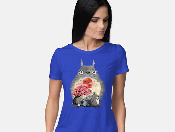 Totoro Japan Cherry Blossom
