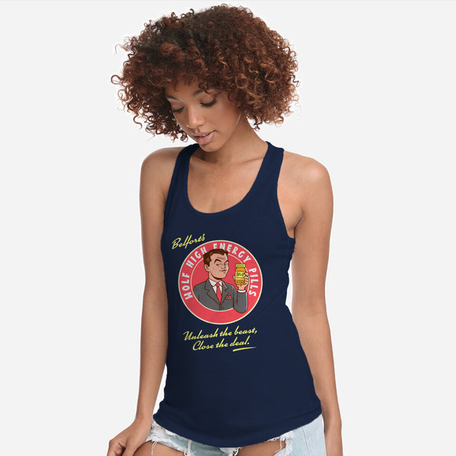 Wolf High Energy-Womens-Racerback-Tank-P1yu5h
