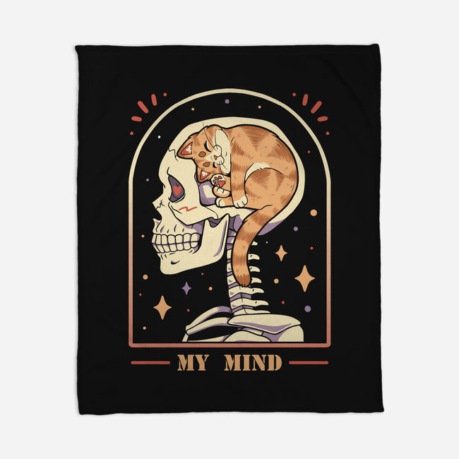 My Mind-None-Fleece-Blanket-Zaia Bloom