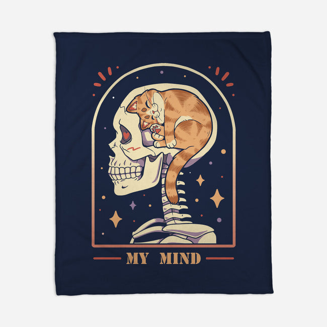 My Mind-None-Fleece-Blanket-Zaia Bloom