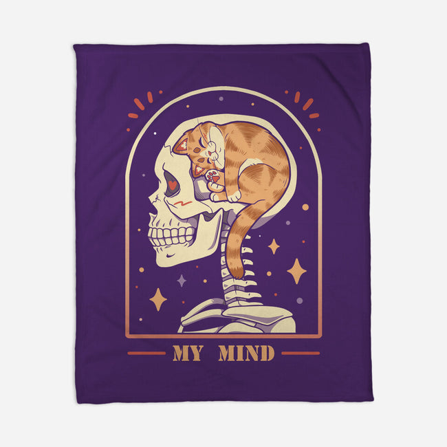 My Mind-None-Fleece-Blanket-Zaia Bloom