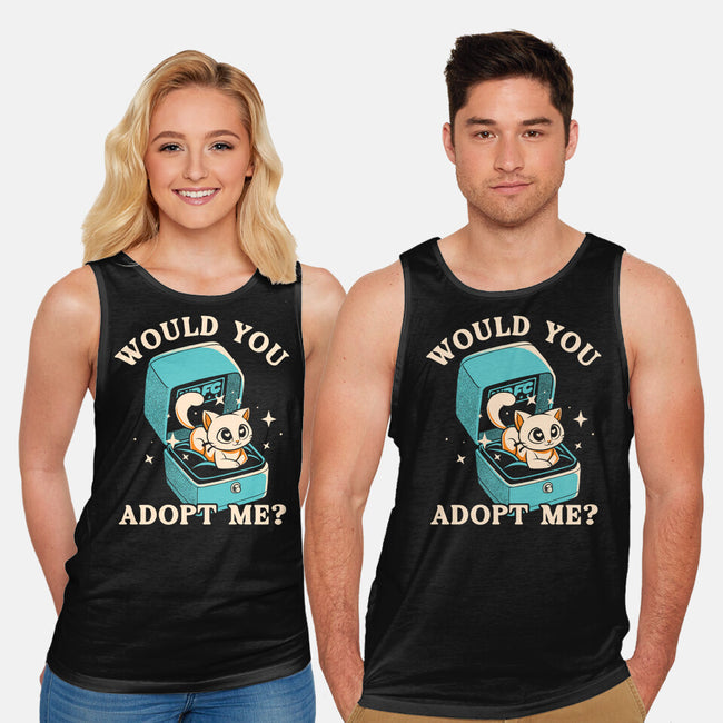 Wold You Adopt Me-Unisex-Basic-Tank-worlddominationforcats