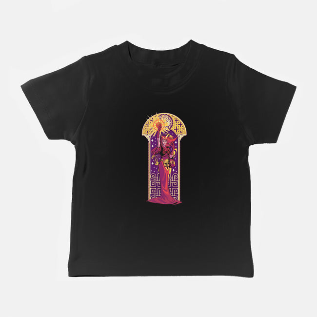 Witch Art Nouveau-Baby-Basic-Tee-Samuel