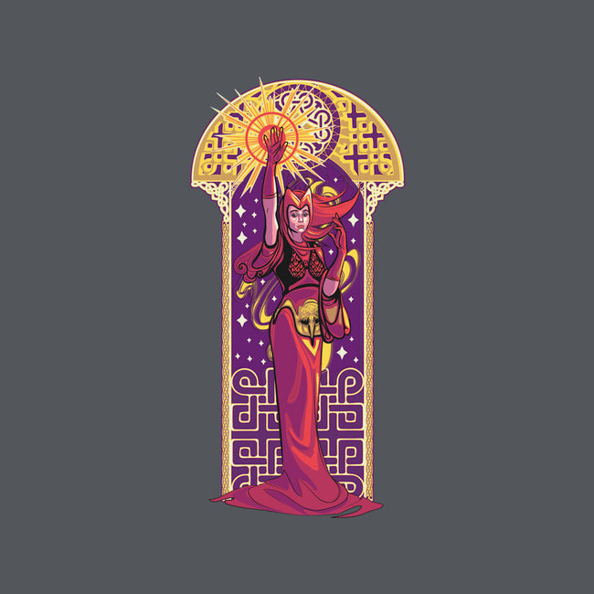 Witch Art Nouveau-Womens-Basic-Tee-Samuel