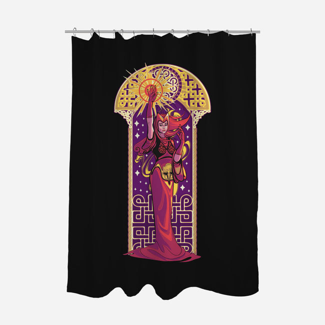 Witch Art Nouveau-None-Polyester-Shower Curtain-Samuel