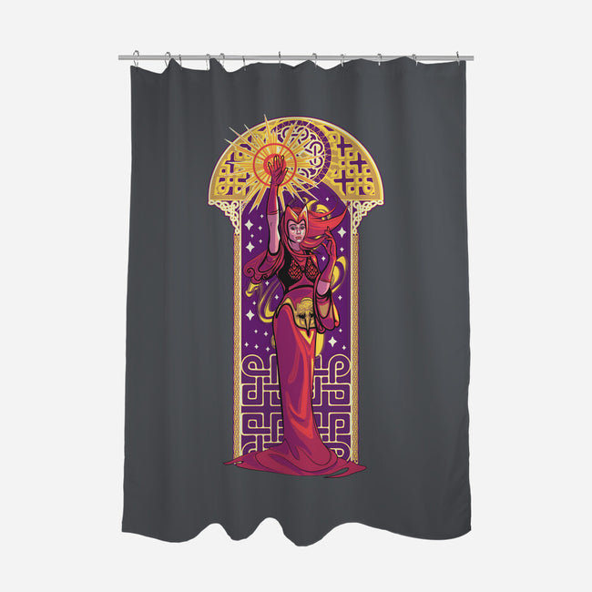 Witch Art Nouveau-None-Polyester-Shower Curtain-Samuel