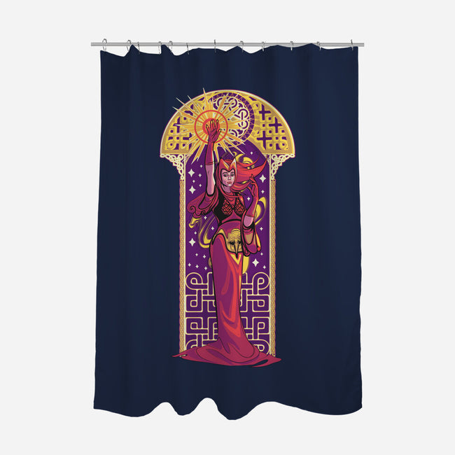 Witch Art Nouveau-None-Polyester-Shower Curtain-Samuel