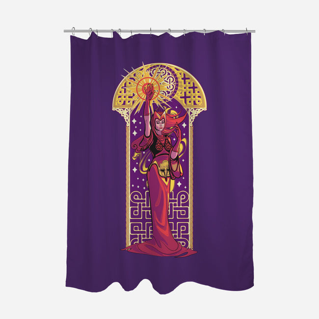 Witch Art Nouveau-None-Polyester-Shower Curtain-Samuel