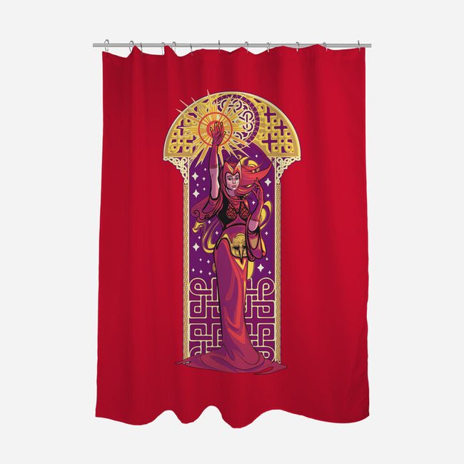 Witch Art Nouveau-None-Polyester-Shower Curtain-Samuel