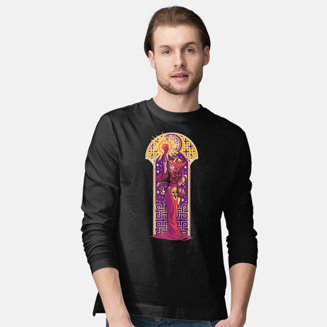 Witch Art Nouveau-Mens-Long Sleeved-Tee-Samuel