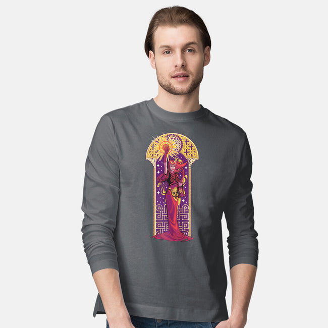 Witch Art Nouveau-Mens-Long Sleeved-Tee-Samuel
