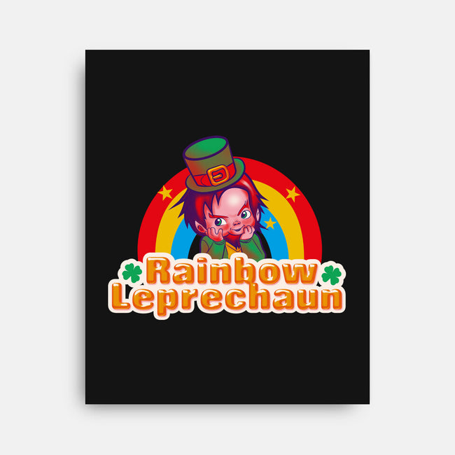 Rainbow Leprechaun-None-Stretched-Canvas-Samuel