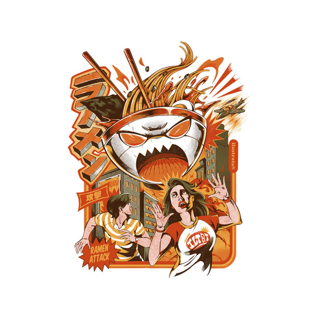 Great Ramen Attack-Mens-Long Sleeved-Tee-ilustrata