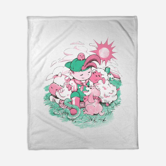 Farm Friends-None-Fleece-Blanket-Estudio Horta