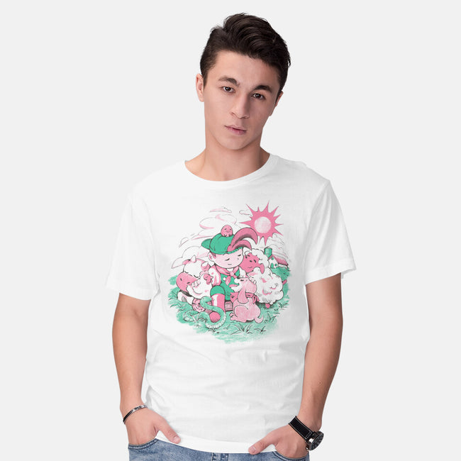 Farm Friends-Mens-Basic-Tee-Estudio Horta