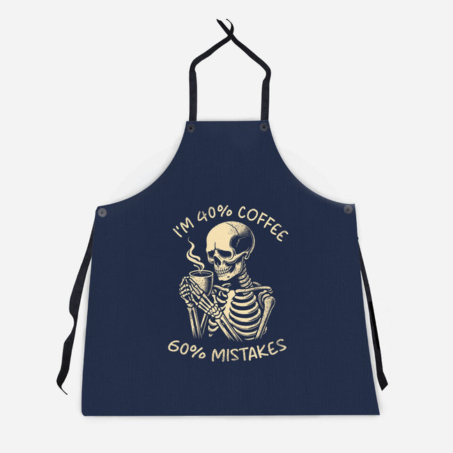 Coffee And Mistakes-Unisex-Kitchen-Apron-fanfabio