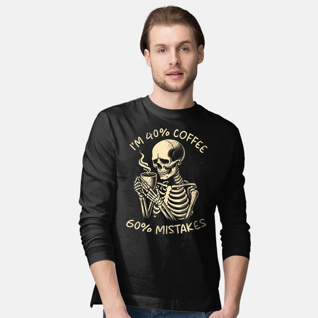 Coffee And Mistakes-Mens-Long Sleeved-Tee-fanfabio