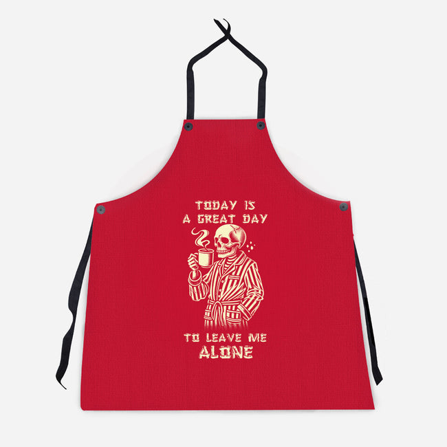 Leave Me Alone-Unisex-Kitchen-Apron-fanfabio