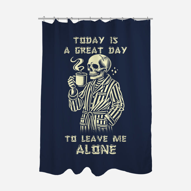 Leave Me Alone-None-Polyester-Shower Curtain-fanfabio