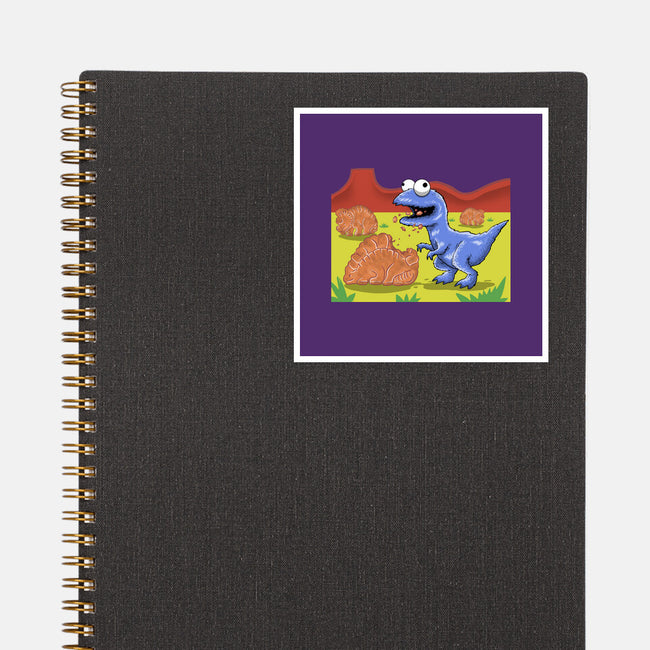 Jurassic Cookies-None-Glossy-Sticker-zascanauta