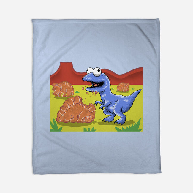 Jurassic Cookies-None-Fleece-Blanket-zascanauta