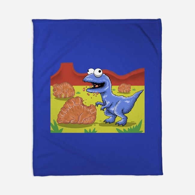 Jurassic Cookies-None-Fleece-Blanket-zascanauta