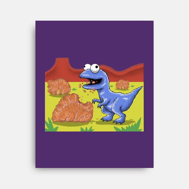 Jurassic Cookies-None-Stretched-Canvas-zascanauta