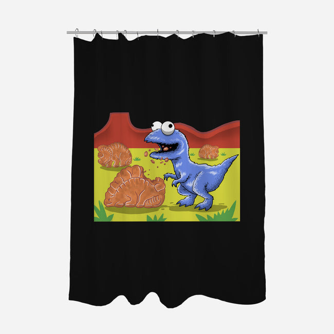 Jurassic Cookies-None-Polyester-Shower Curtain-zascanauta