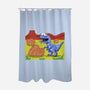 Jurassic Cookies-None-Polyester-Shower Curtain-zascanauta