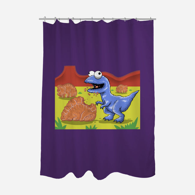 Jurassic Cookies-None-Polyester-Shower Curtain-zascanauta