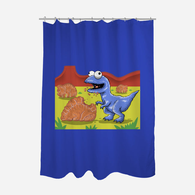 Jurassic Cookies-None-Polyester-Shower Curtain-zascanauta