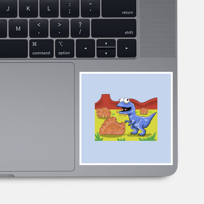 Jurassic Cookies-None-Glossy-Sticker-zascanauta