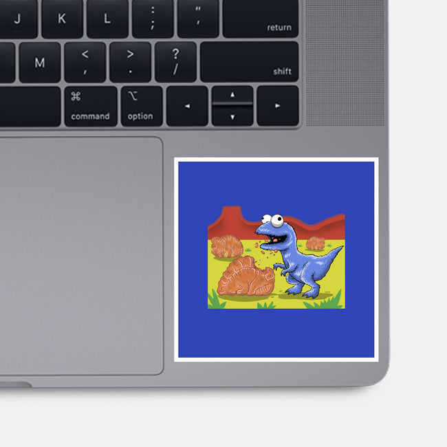 Jurassic Cookies-None-Glossy-Sticker-zascanauta
