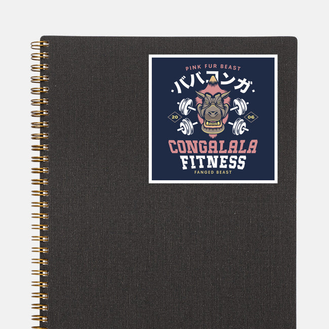Congalala Fitness-None-Glossy-Sticker-LAGELANTEE