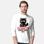 Caffeine Because People Exist-Mens-Long Sleeved-Tee-koalastudio