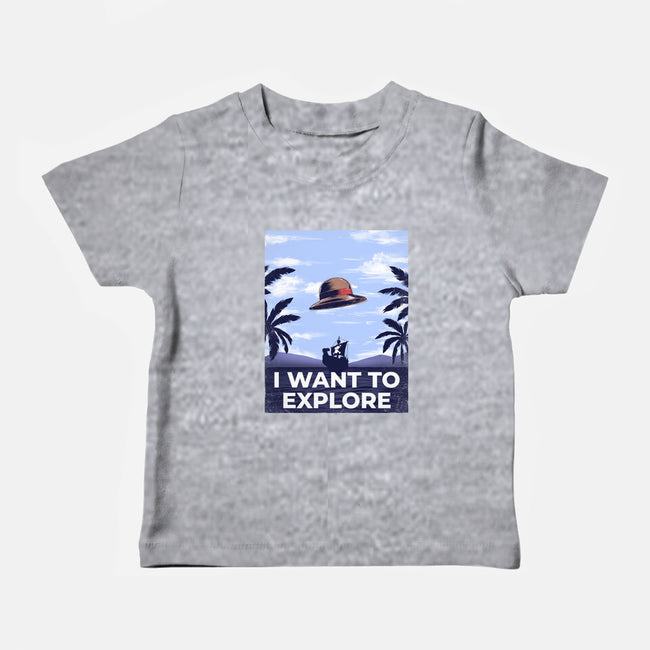 I Want To Explore-Baby-Basic-Tee-alfbocreative