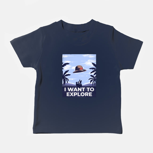 I Want To Explore-Baby-Basic-Tee-alfbocreative