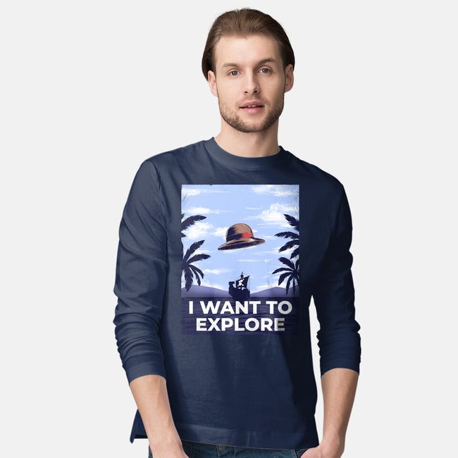 I Want To Explore-Mens-Long Sleeved-Tee-alfbocreative