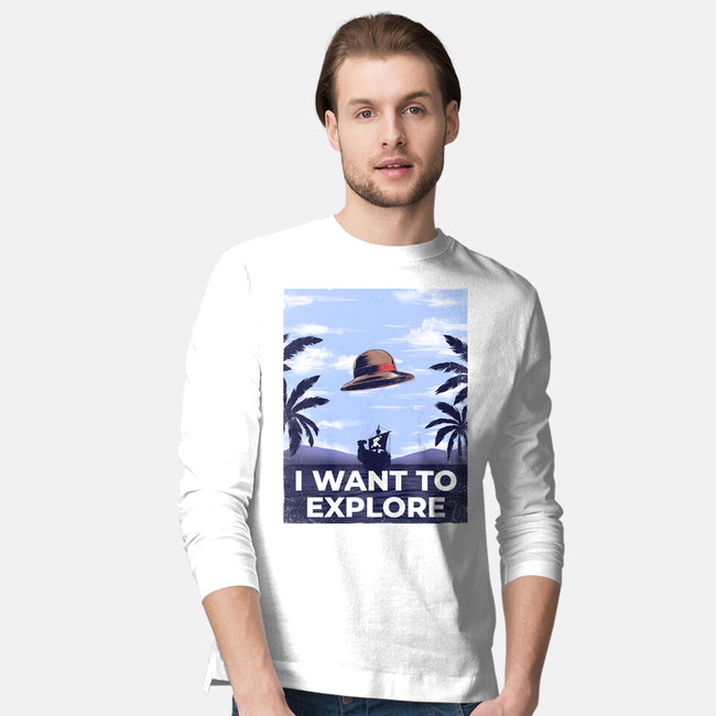 I Want To Explore-Mens-Long Sleeved-Tee-alfbocreative