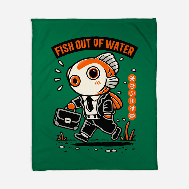 Fish Out Of Water-None-Fleece-Blanket-Popnotic