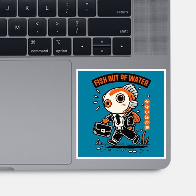 Fish Out Of Water-None-Glossy-Sticker-Popnotic