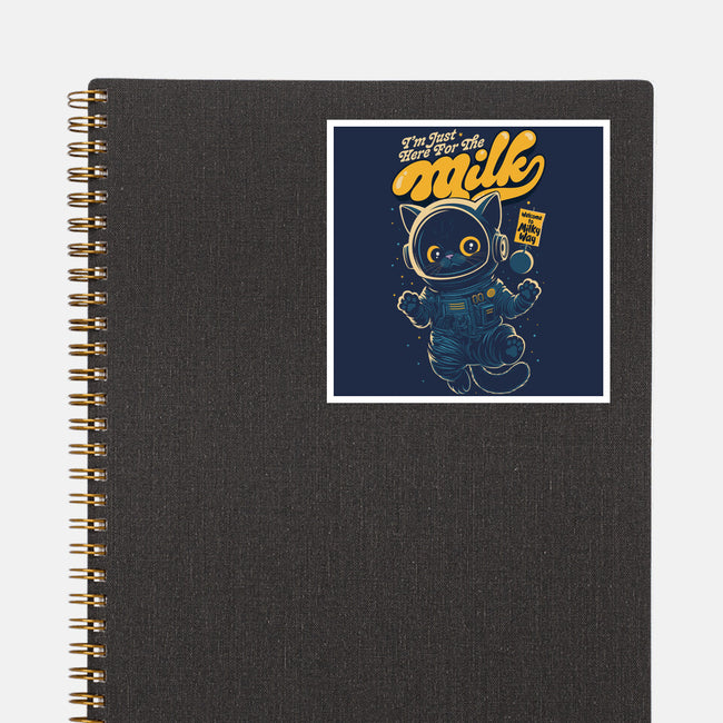 I'm Just Here For The Milk-None-Glossy-Sticker-Popnotic