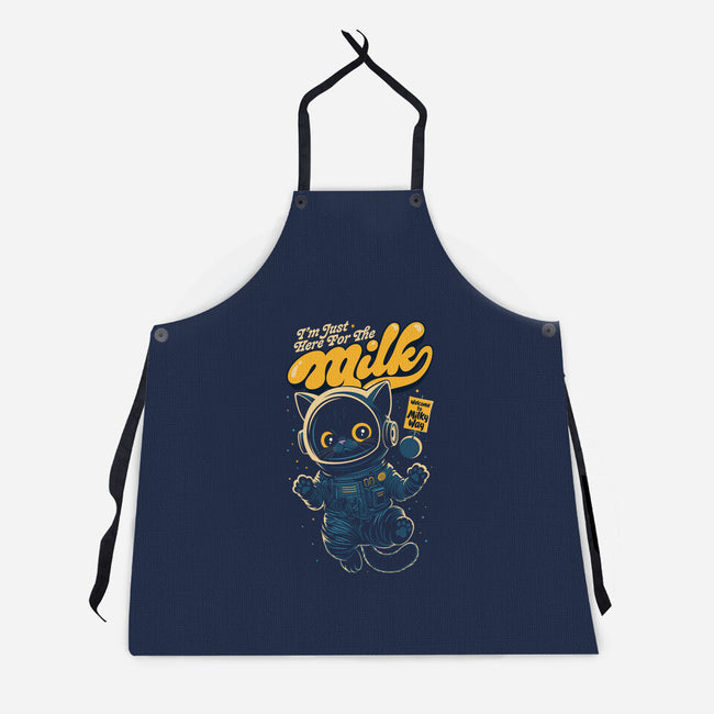 I'm Just Here For The Milk-Unisex-Kitchen-Apron-Popnotic