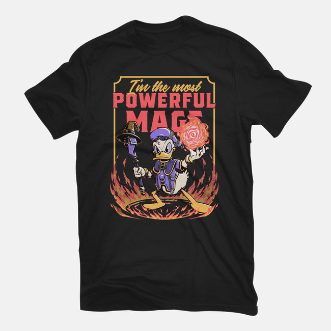 Powerful Duck Mage-Mens-Basic-Tee-Studio Mootant