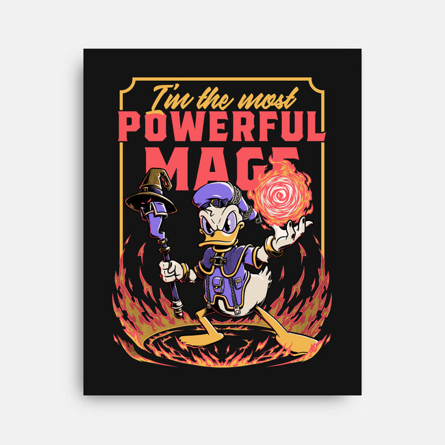 Powerful Duck Mage-None-Stretched-Canvas-Studio Mootant