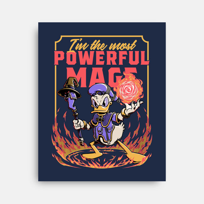 Powerful Duck Mage-None-Stretched-Canvas-Studio Mootant