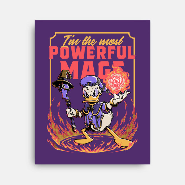 Powerful Duck Mage-None-Stretched-Canvas-Studio Mootant