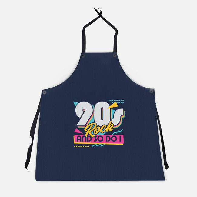Rock Retro-Unisex-Kitchen-Apron-Studio Mootant
